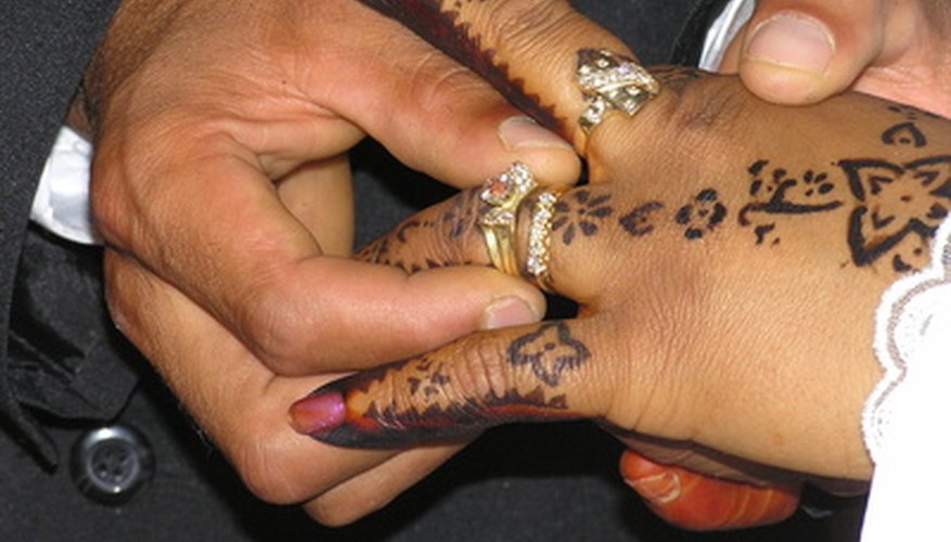 Henna is a popular wedding tradition in Middle Eastern cultures. Henna is a popular wedding tradition in Middle Eastern cultures.
