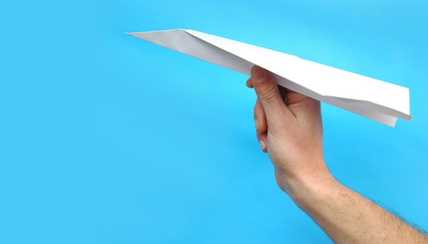 Improve the design of your paper airplane to achieve better flights. Improve the design of your paper airplane to achieve better flights.