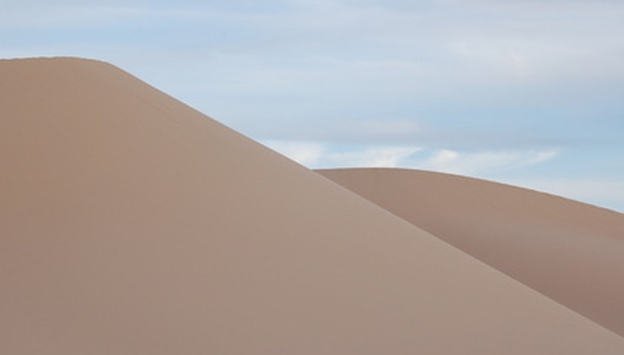 Sand dunes make up a small percentage of the Gobi Desert. Sand dunes make up a small percentage of the Gobi Desert.