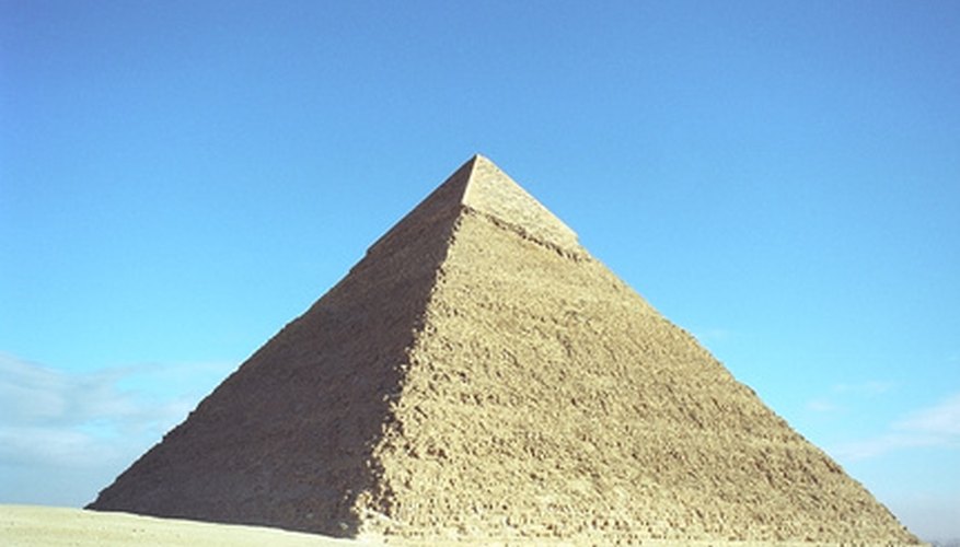 Measuring a pyramid's volume was essential for ancient Egyptian architects. Measuring a pyramid's volume was essential for ancient Egyptian architects.
