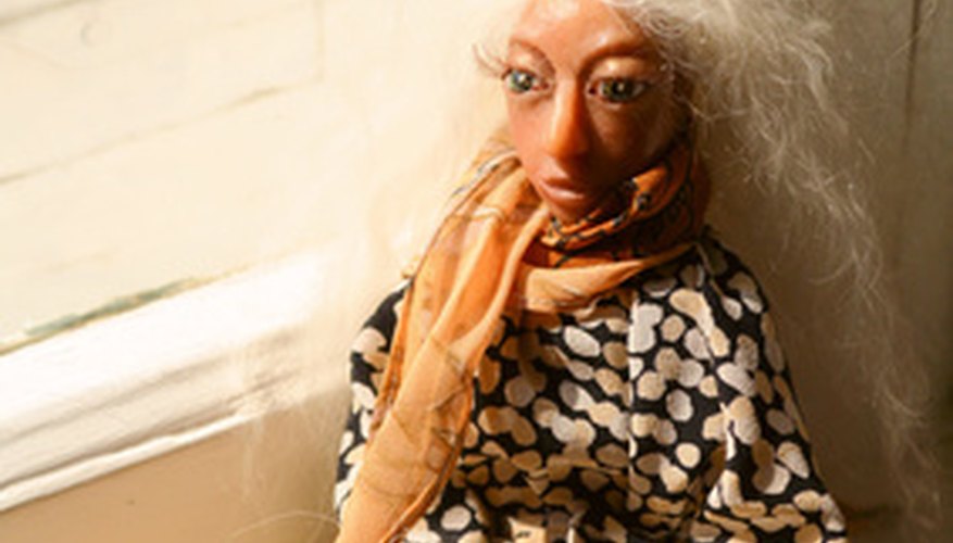 An original mohair wig on a OOAK doll can give it a personality all its own. An original mohair wig on a OOAK doll can give it a personality all its own.