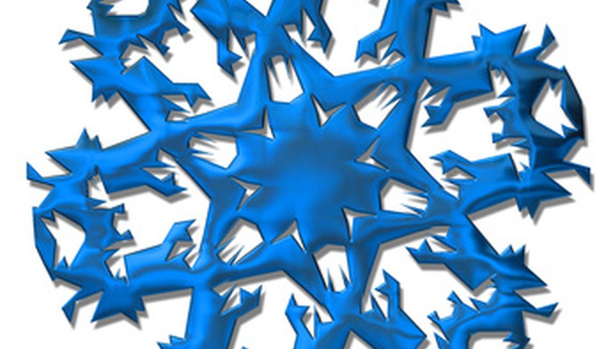 Creating a snowflake is one of the more popular beginner fractal art projects. Creating a snowflake is one of the more popular beginner fractal art projects.