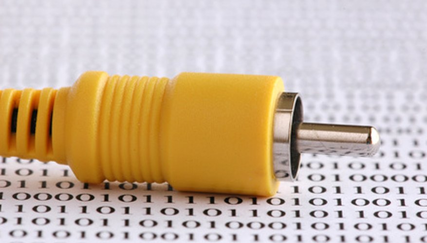 Photo Credit: Clavija RCA amarilla image by ANTEQUERANUS from <a href='http://www.fotolia.com'>Fotolia.com</a> Your RCA cable is what connects the Atari 2600 to the television.
