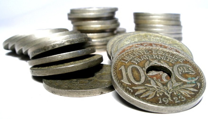 Zinc is a metal often used in coin currency. Zinc is a metal often used in coin currency.