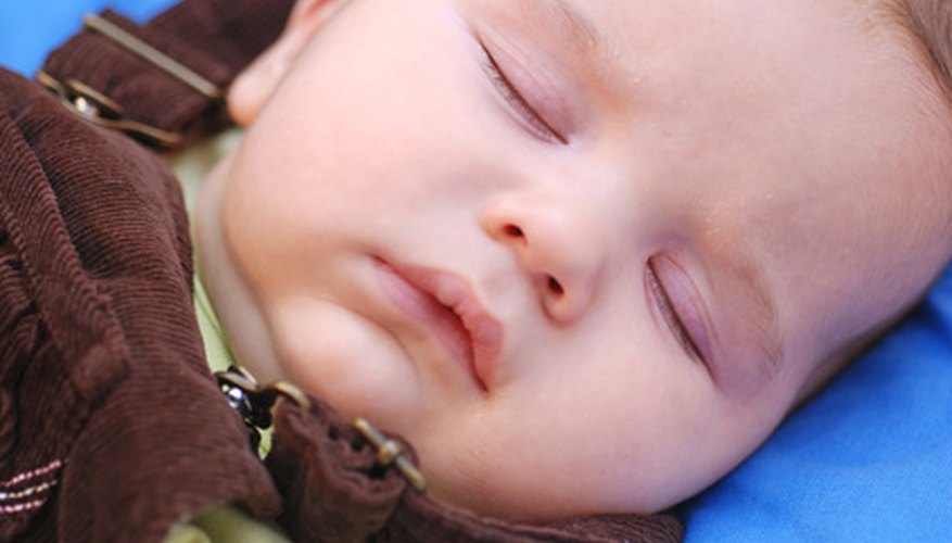 A long stroller walk can help calm your hyperactive baby. A long stroller walk can help calm your hyperactive baby.
