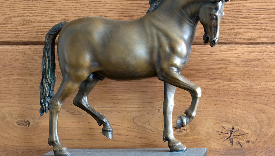 Station of a bronze horse. Station of a bronze horse.