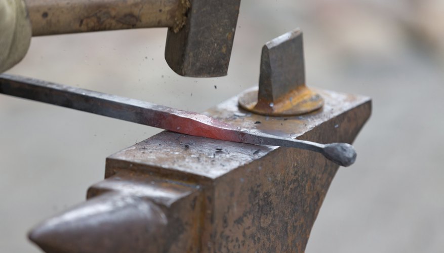 Iron metal. Iron metal.