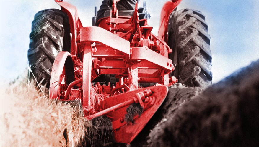 Add additional capability to a tractor with a tractor plow. Add additional capability to a tractor with a tractor plow.