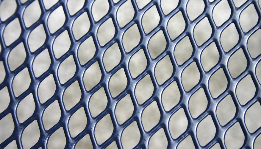 Close-up of metal lattice Close-up of metal lattice