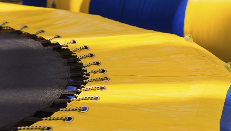 Trampolines enhance body weight exercises as well as provide a cardio workout. Trampolines enhance body weight exercises as well as provide a cardio workout.