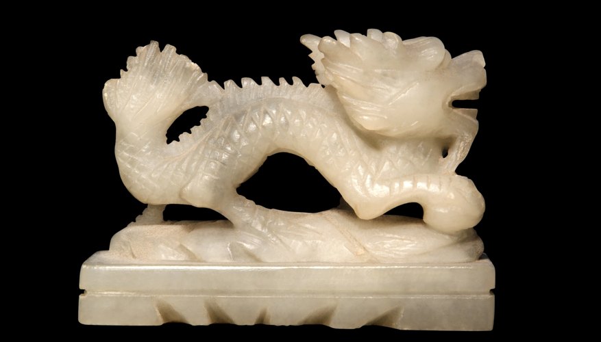 Photo Credit: Achim Prill/iStock/Getty Images Soapstone dragon sideways