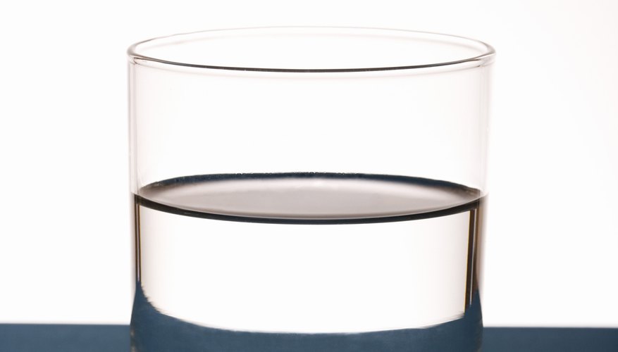 Water slowly evaporates into water vapor over time. Water slowly evaporates into water vapor over time.