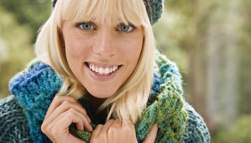 A circle scarf is as simple as a traditional scarf, if you use circular needles. A circle scarf is as simple as a traditional scarf, if you use circular needles.