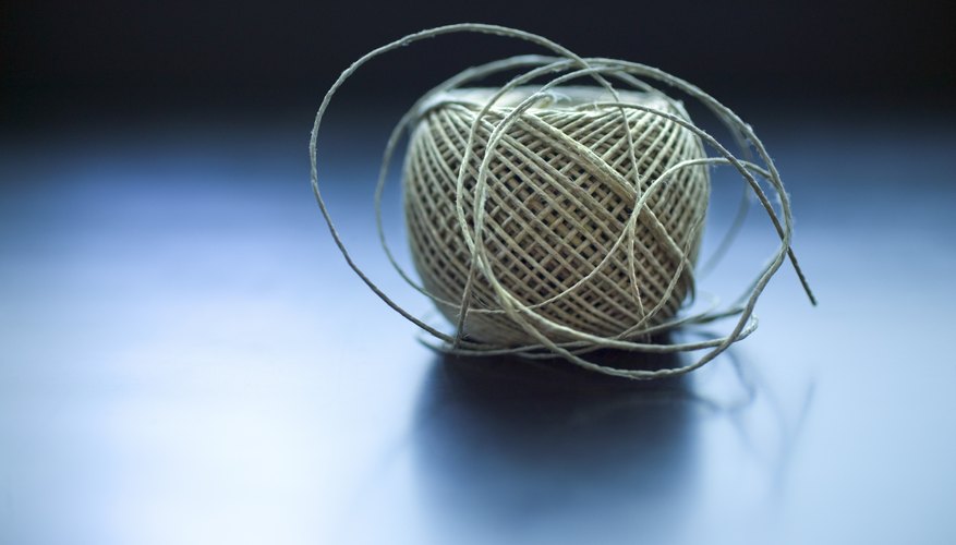 Lacing cord is a sturdy, durable material like twine. Lacing cord is a sturdy, durable material like twine.