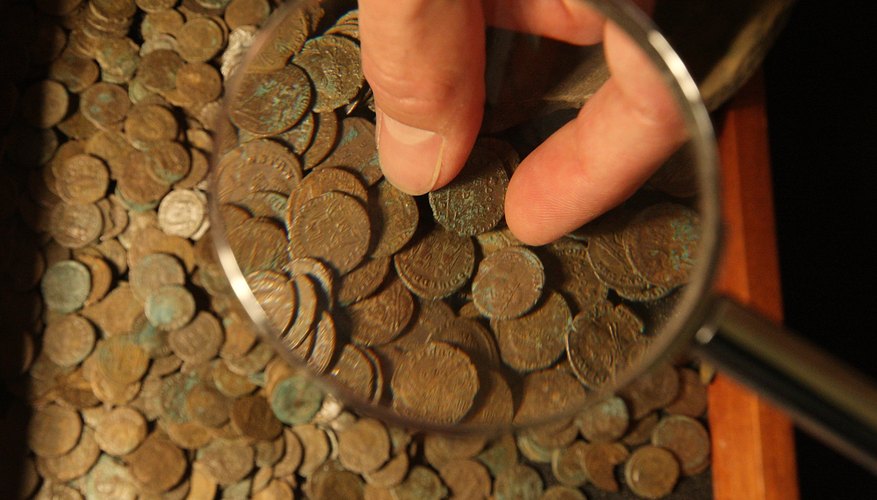Photo Credit: Oli Scarff/Getty Images News/Getty Images Collection of roman coins