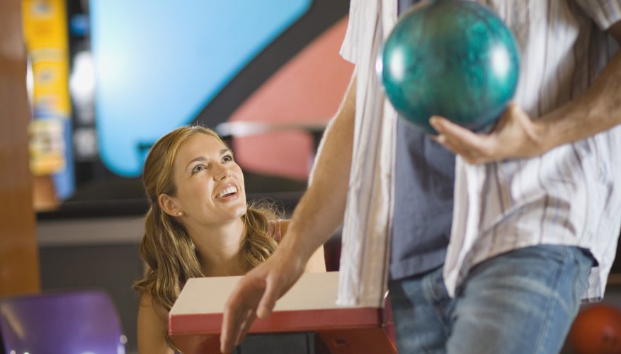 Bowling balls can be used for more than just sport. Bowling balls can be used for more than just sport.