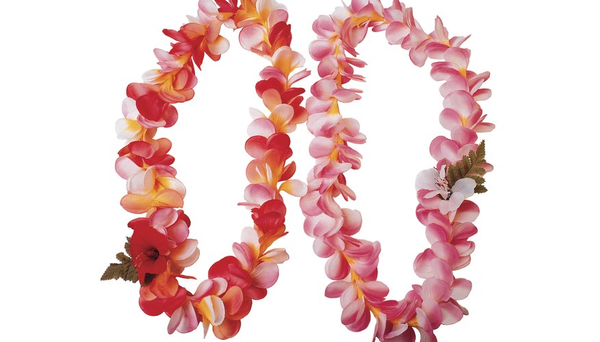 Kids can make paper leis that will keep forever at the party. Kids can make paper leis that will keep forever at the party.