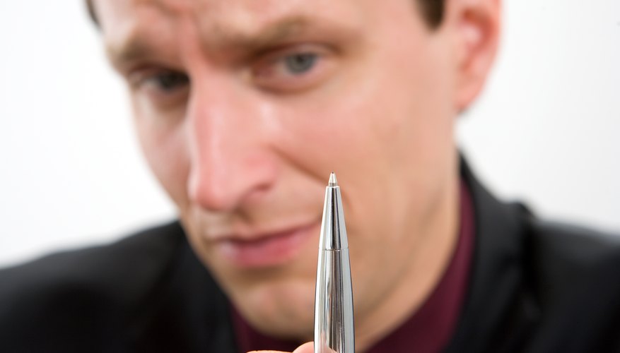 The ballpoint pen changed the way we write. The ballpoint pen changed the way we write.