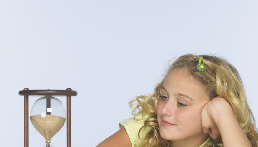 An hourglass craft allows kids to imagine controlling the magical sands of time. An hourglass craft allows kids to imagine controlling the magical sands of time.