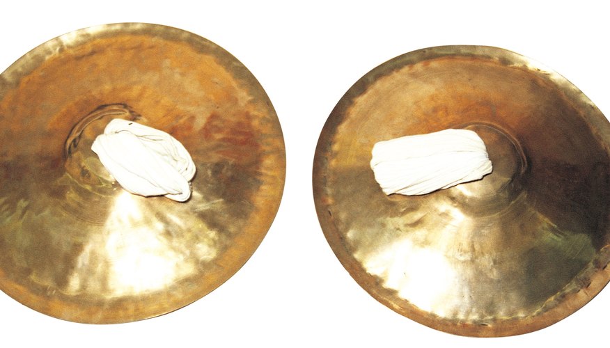 Children can make their own set of cymbals at home. Children can make their own set of cymbals at home.