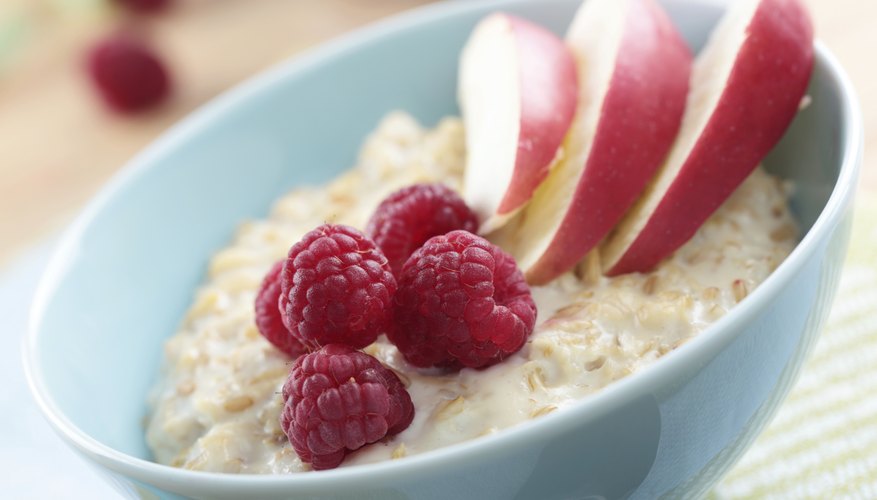 bowl of oatmeal with fruit bowl of oatmeal with fruit