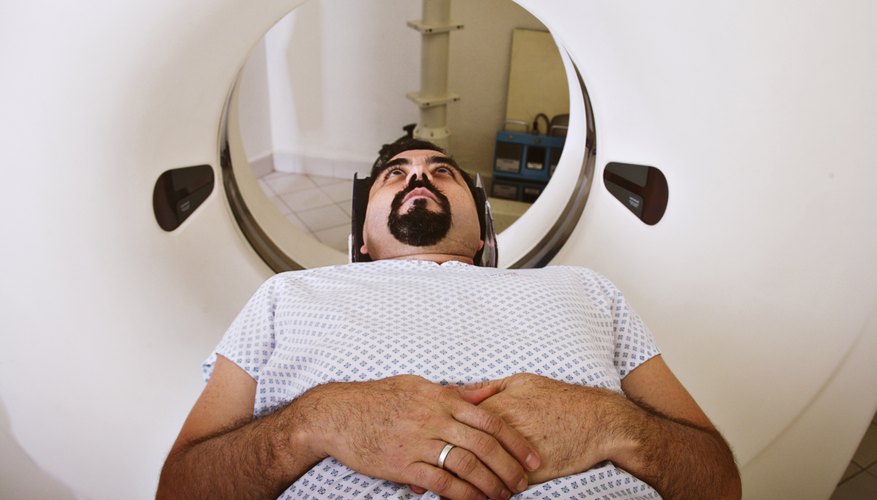MRI machines use powerful electromagnets. MRI machines use powerful electromagnets.
