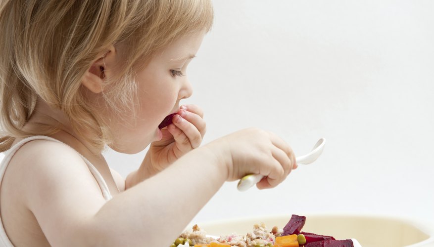 Feed baby plenty of fruits and veggies, along with cereal. Feed baby plenty of fruits and veggies, along with cereal.