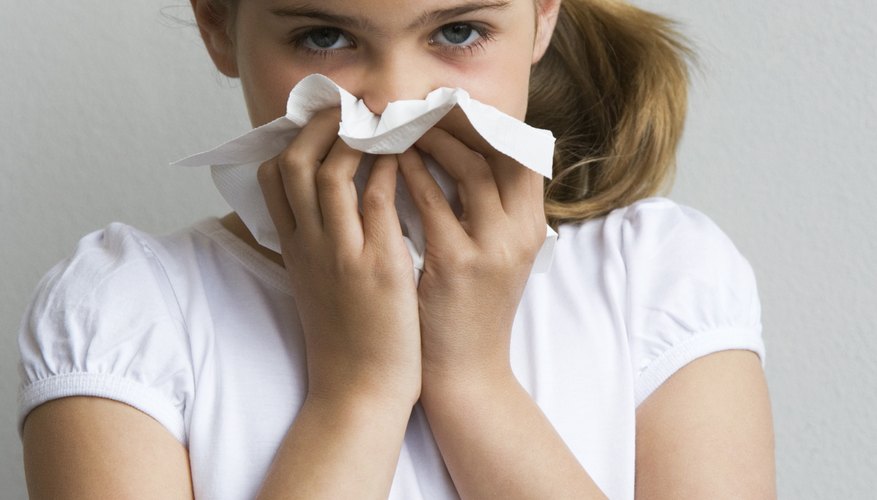 Teach your child how to properly wipe her nose. Teach your child how to properly wipe her nose.