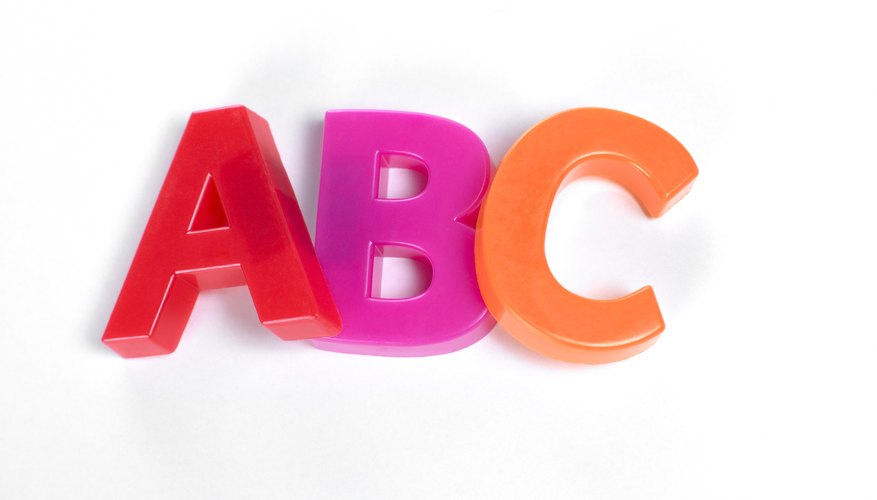Photo Credit: BananaStock/BananaStock/Getty Images Alphabet games require creative thinking.
