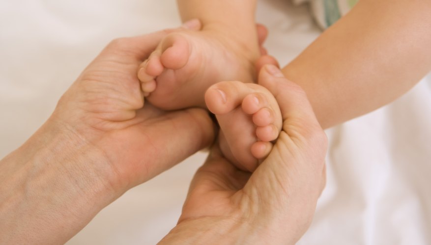 Infant massage not only feels good, it helps his brain development, too. Infant massage not only feels good, it helps his brain development, too.