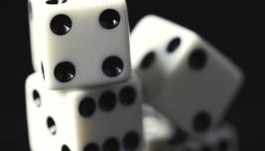 Five dice are necessary to play the "Ship, Captain and Crew" dice game. Five dice are necessary to play the "Ship, Captain and Crew" dice game.