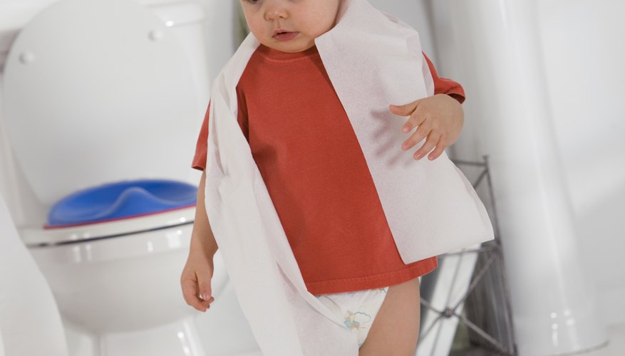 Potty training takes a great deal of patience. Potty training takes a great deal of patience.