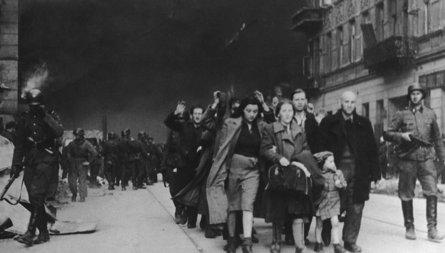 1943 destruction on Polish Ghetto during WWII 1943 destruction on Polish Ghetto during WWII