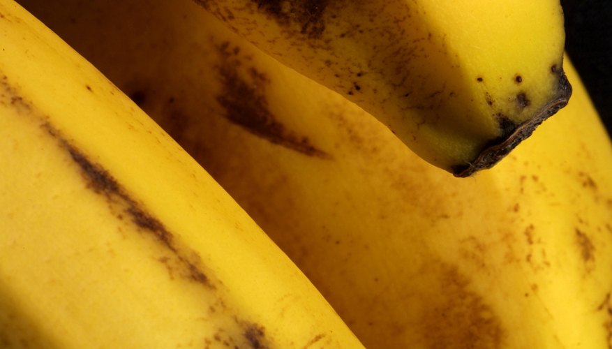 A chemical process called oxidation turns bananas brown. A chemical process called oxidation turns bananas brown.