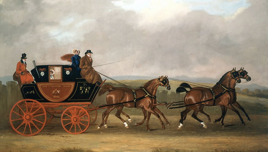 Help your children create a simple stagecoach. Help your children create a simple stagecoach.