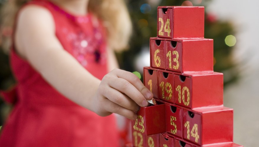 Some Christian families celebrate Advent with a countdown to their Savior's birth. Some Christian families celebrate Advent with a countdown to their Savior's birth.