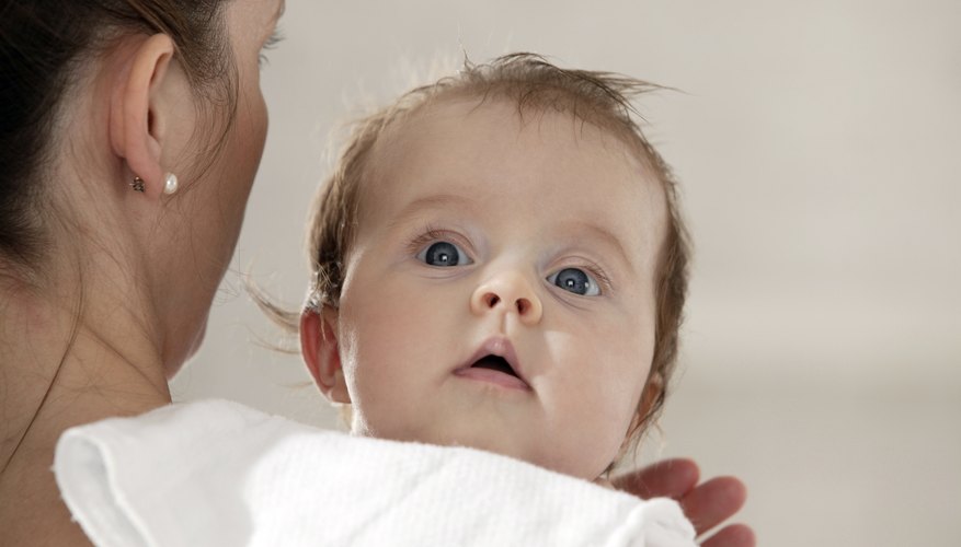 Homemade burp cloths protect your clothes. Homemade burp cloths protect your clothes.
