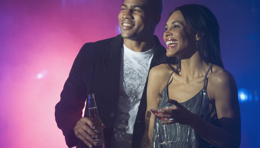 Couple enjoying night club Couple enjoying night club