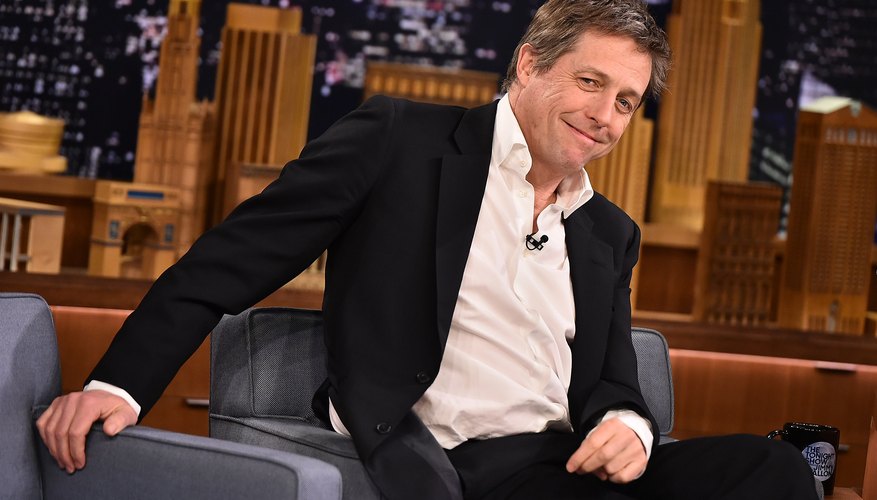 Hugh Grant is on the Tonight Show. Hugh Grant is on the Tonight Show.