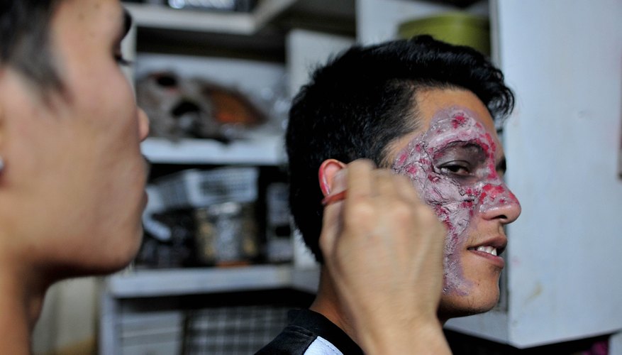Spirit gum is useful for applying costume prosthetics and masks, but there are alternatives. Spirit gum is useful for applying costume prosthetics and masks, but there are alternatives.