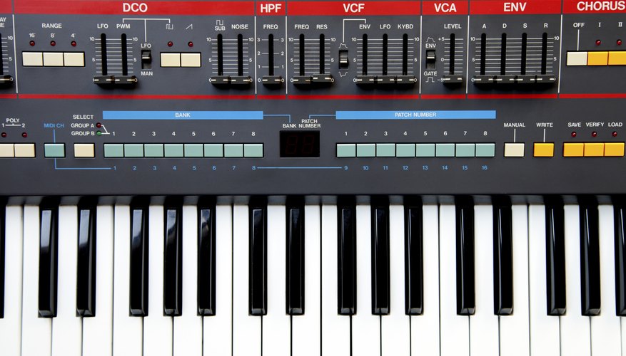Electronic synthesizers. Electronic synthesizers.