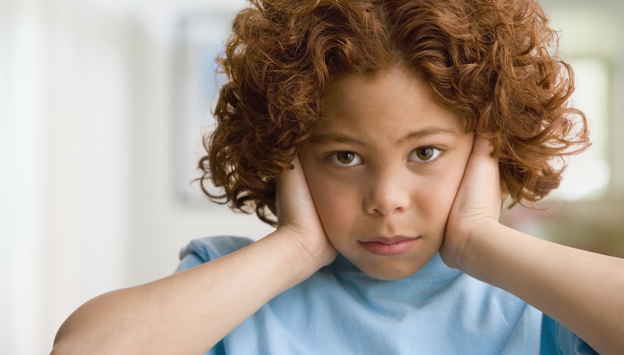 Putting an object in her ear can prove a painful lesson for your child. Putting an object in her ear can prove a painful lesson for your child.
