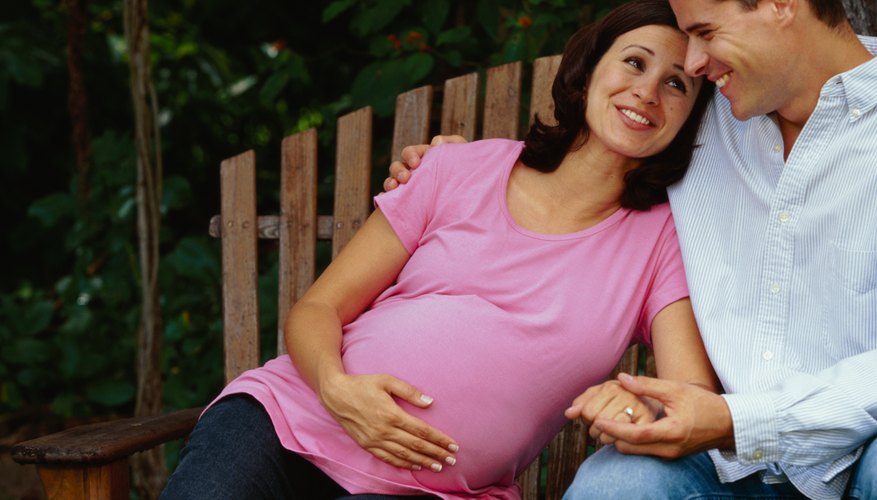 A supportive partner can help a pregnant woman get through the last uncomfortable weeks. A supportive partner can help a pregnant woman get through the last uncomfortable weeks.