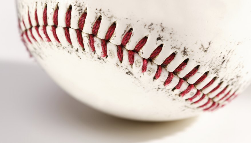 The seam of a softball can be transformed into a bracelet. The seam of a softball can be transformed into a bracelet.