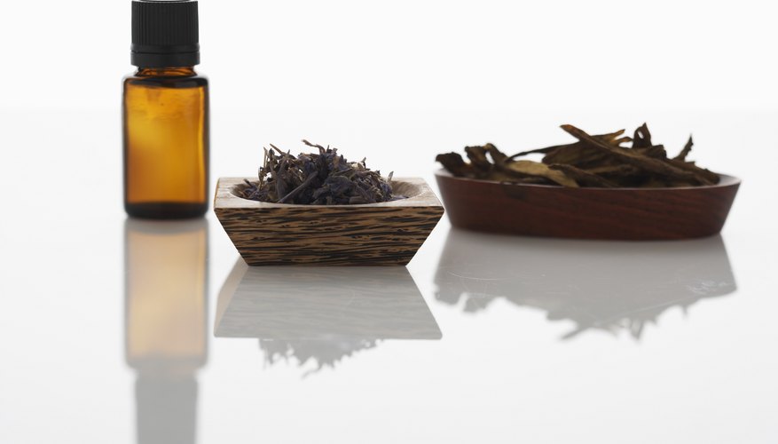 Cedar oil in bottle Cedar oil in bottle