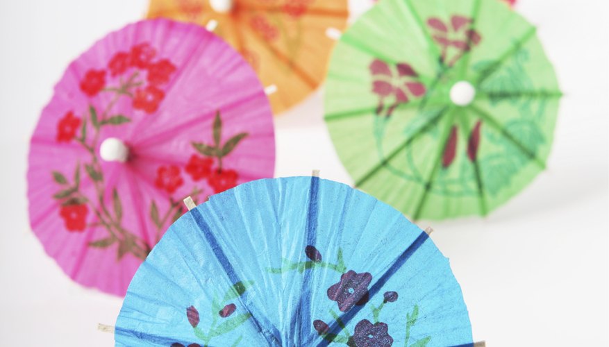 These little umbrellas brighten up any drink. These little umbrellas brighten up any drink.