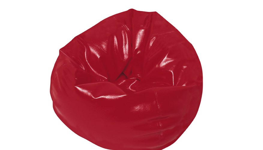A beanbag makes a slouchy comfortable chair, even for a Barbie. A beanbag makes a slouchy comfortable chair, even for a Barbie.