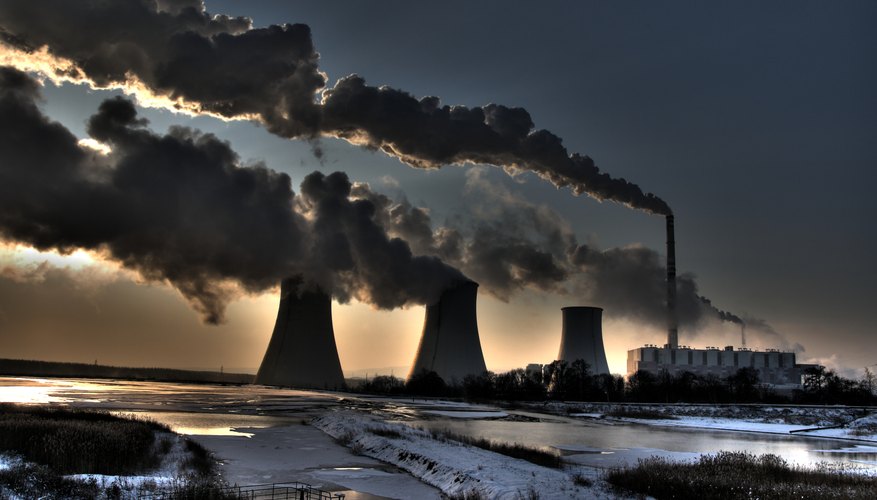 A science project can discuss the type of pollution caused by coal-burning factories. A science project can discuss the type of pollution caused by coal-burning factories.