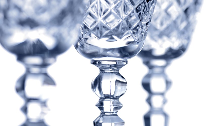 Crystal glasses. Crystal glasses.