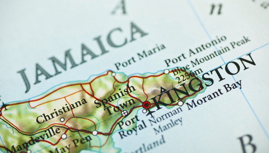 Photo Credit: Pawel Gaul/iStock/Getty Images Map of Jamaica